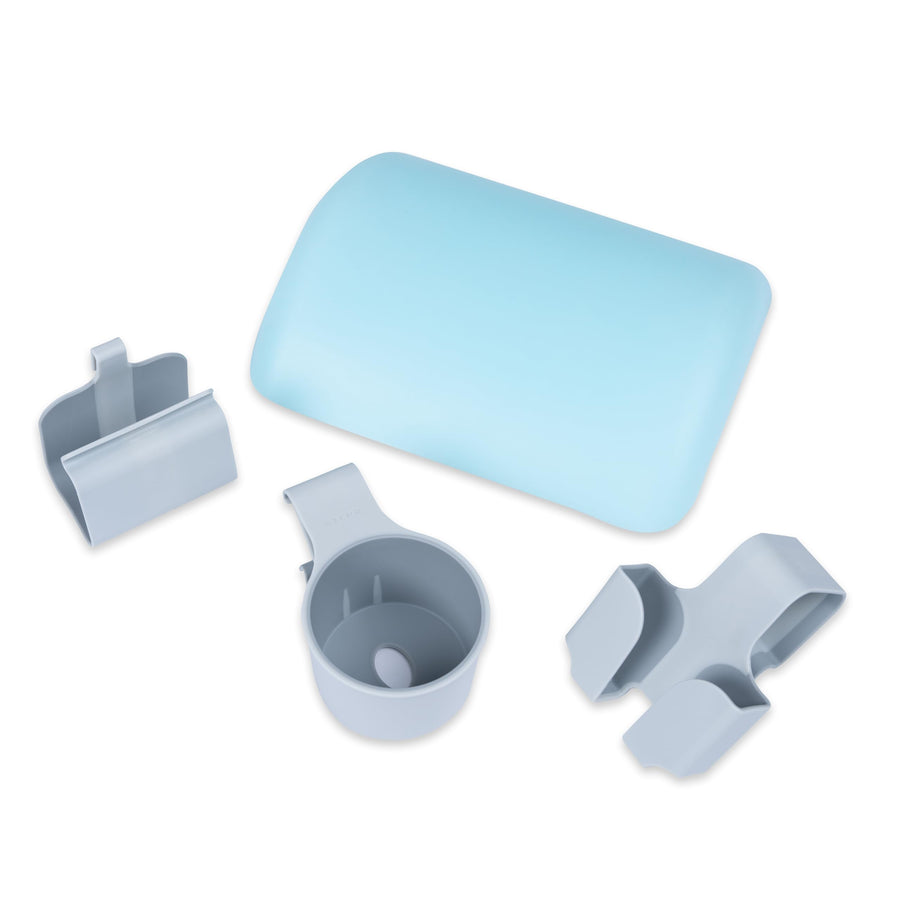 Step2 Pool Lounger Vero Accessories, Poolside Pillow, Cup Holder, Phone Holder, Compatible with Vero Collection, Waterproof, Indoor/Outdoor Use, Made of Durable Plastic, Blue