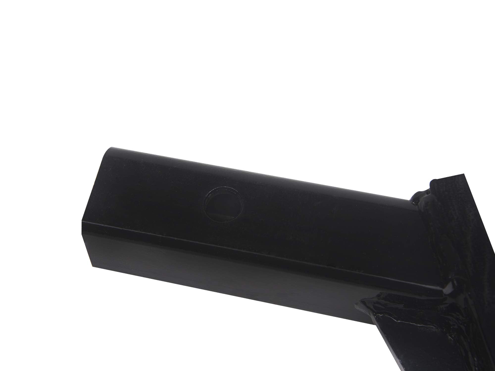 7" Drop Down Armordillo Loaded Ball Mount Trailer Tow Hitch with 2" Receiver Tube Universal Fit - Black