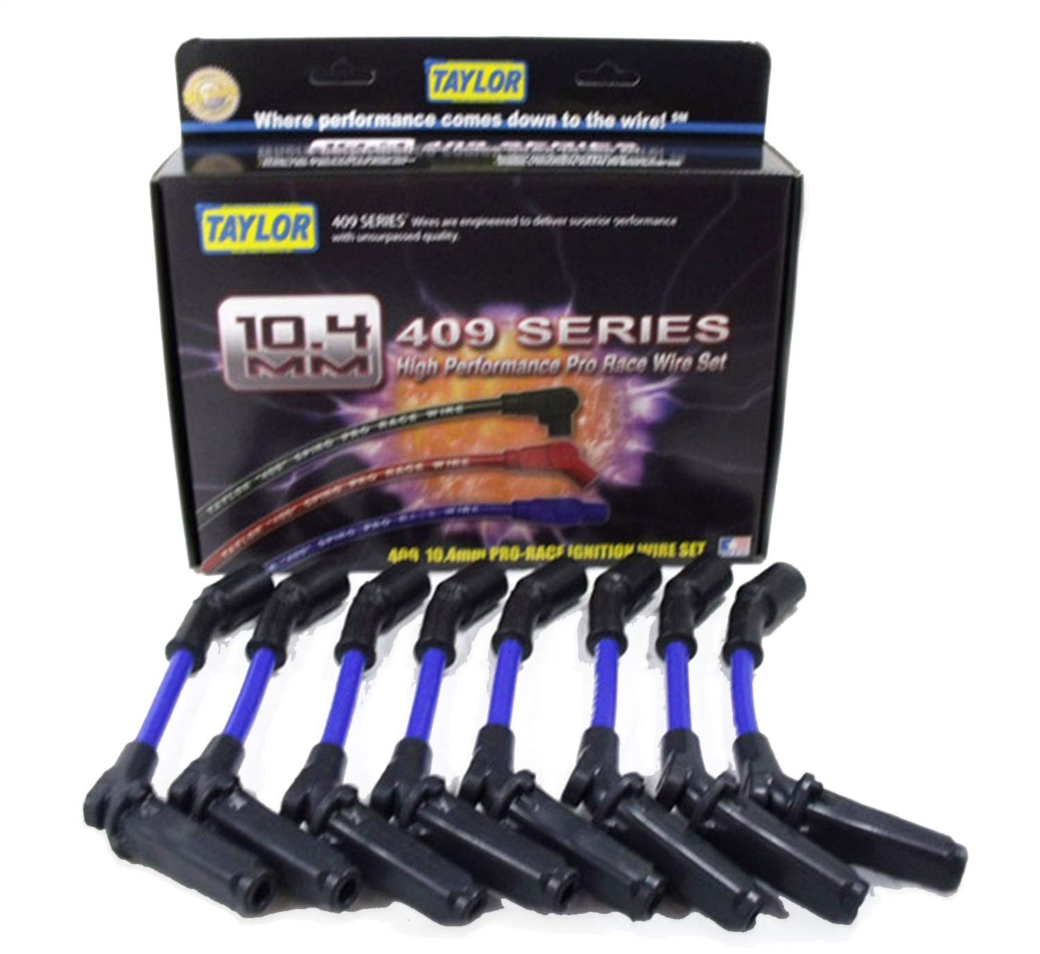 409 Taylor Cable Spiro-Pro custom blue 79606