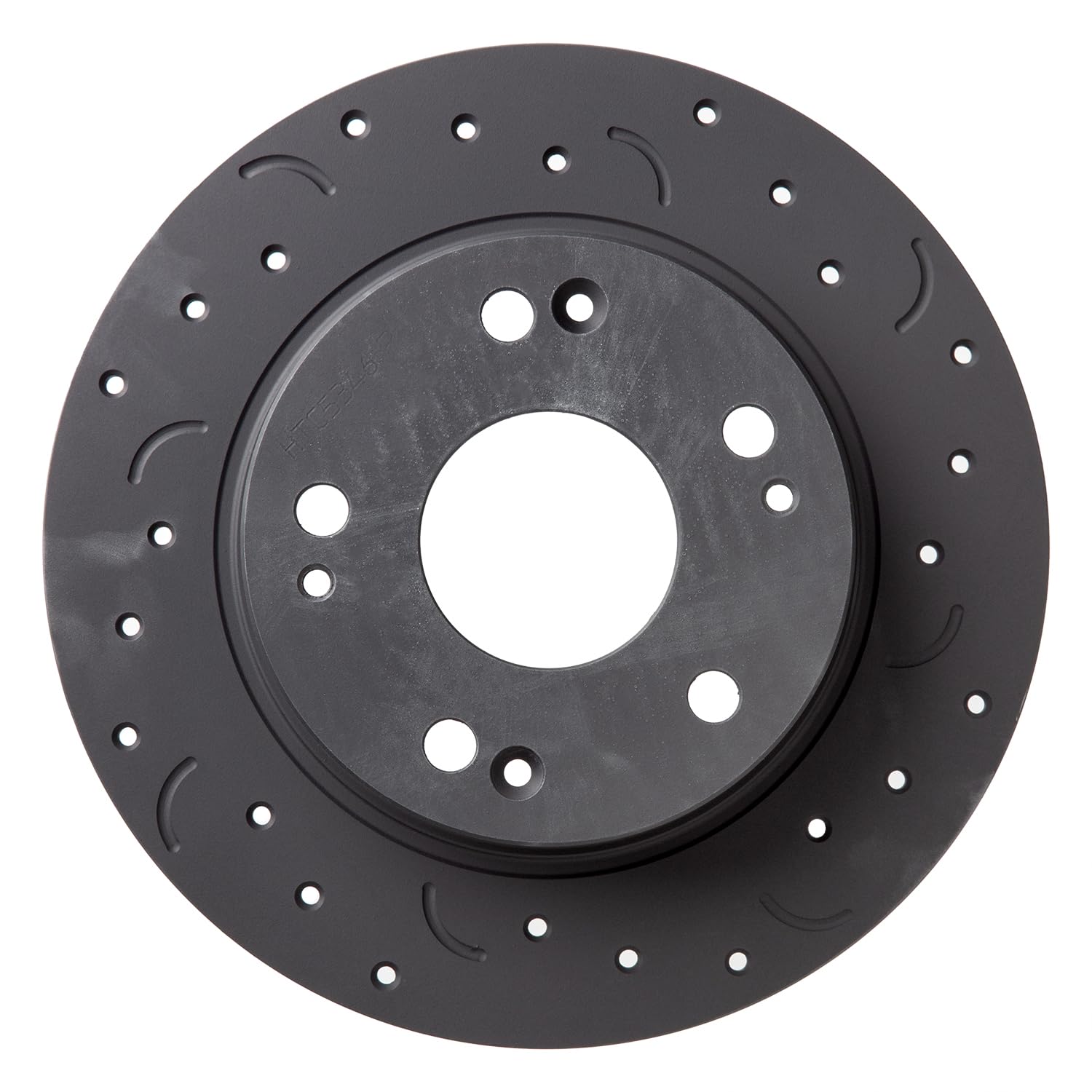 Hawk Performance Talon Cross-Drilled and Slotted Solid Rotor, 10.23 in. Diameter, 1.92 in. Height