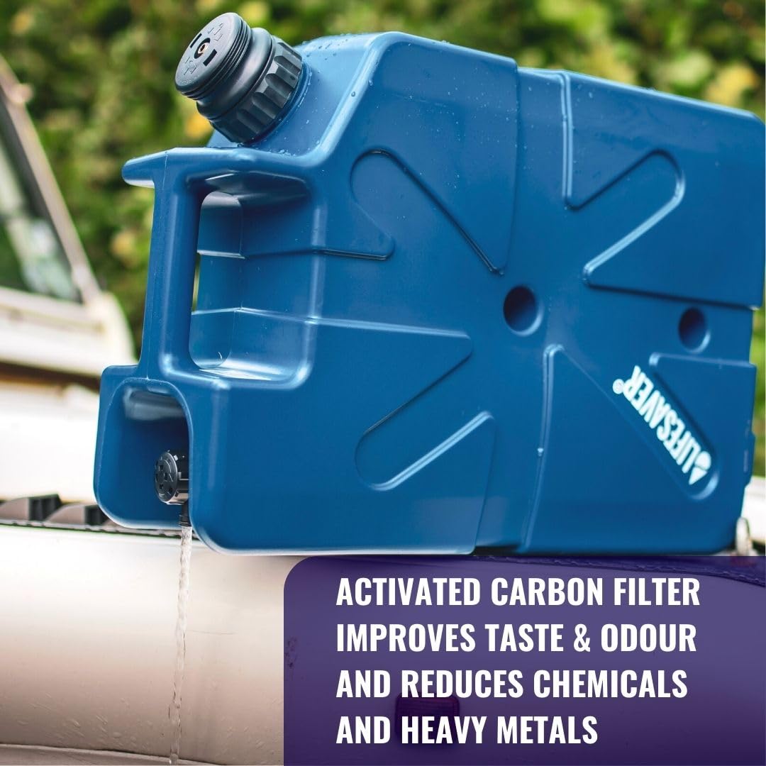 20,000 Liter Capacity Lifesaver Systems Filtering Can, Dark Blue, One Size, LFJC20DBVC
