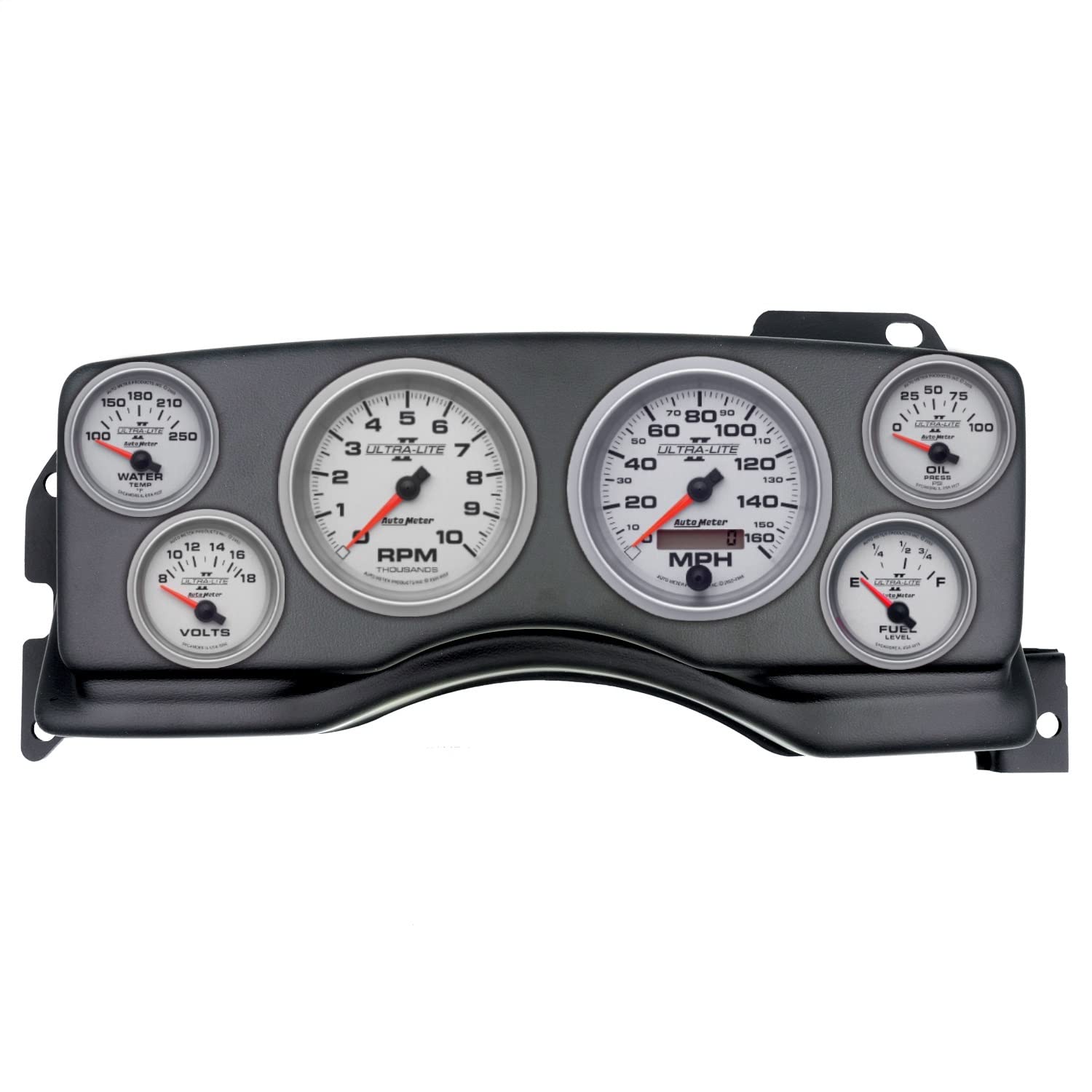 AutoMeter Dash Kit Direct Fit, (3 3/8" X2, 2 1/16" X4), Ford Mustang 90-93, Ultra-Lite Ii (2927-14)