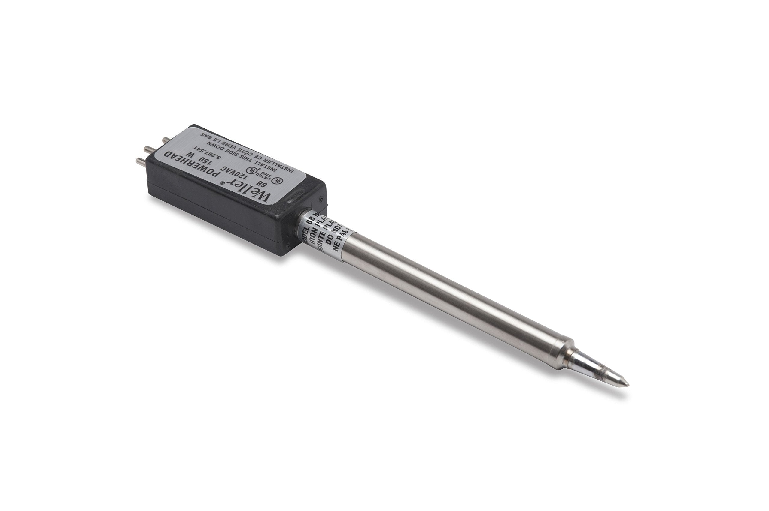 Weller Power Head 6B Tip, 1/8", 600° F For Gt, Black