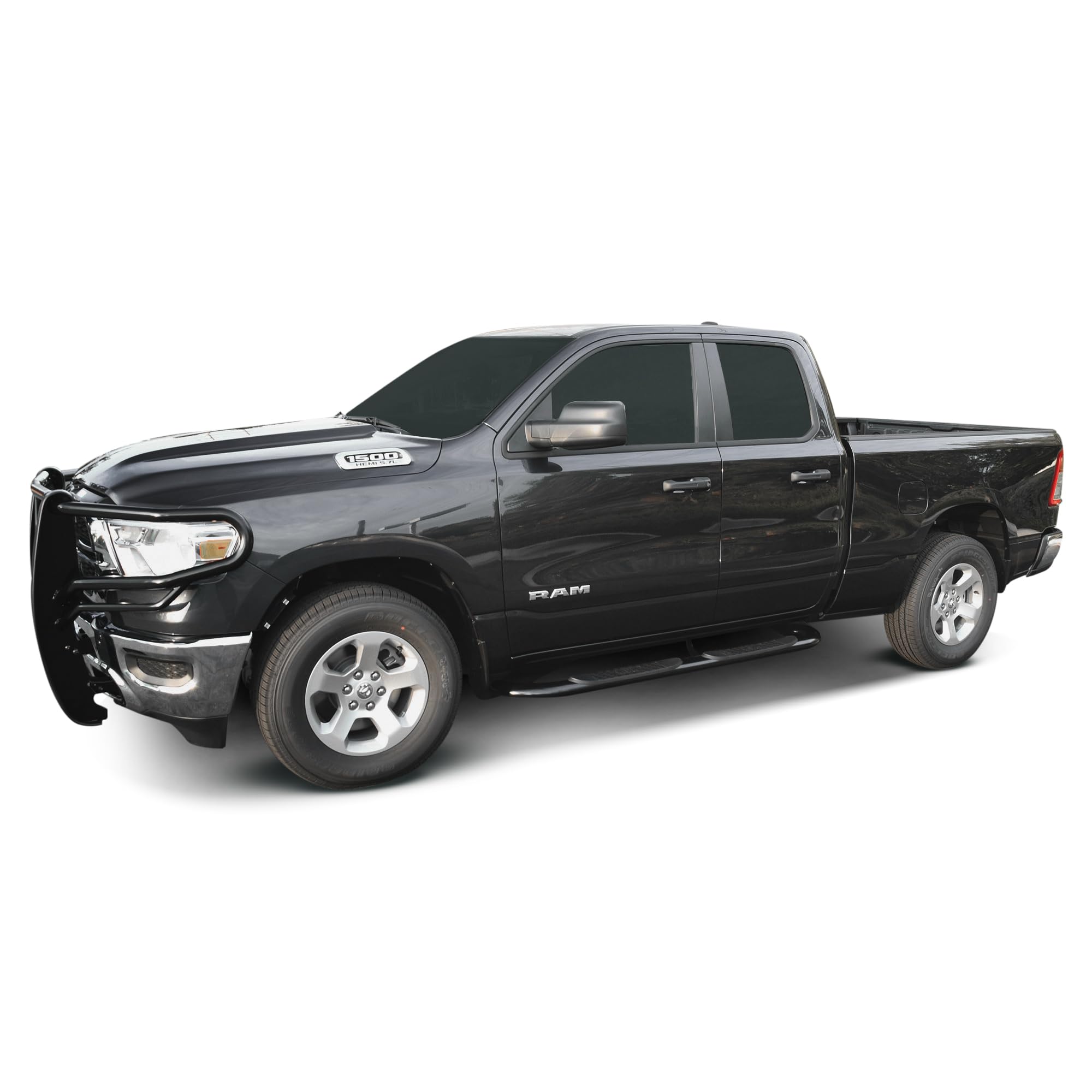 Platinum 4 Oval Nerf Step Bars Westin 21-4085 fits 2019-2023 Ram 1500 Crew Cab (Excl. Ram 1500 Classic) Black 1 Pair