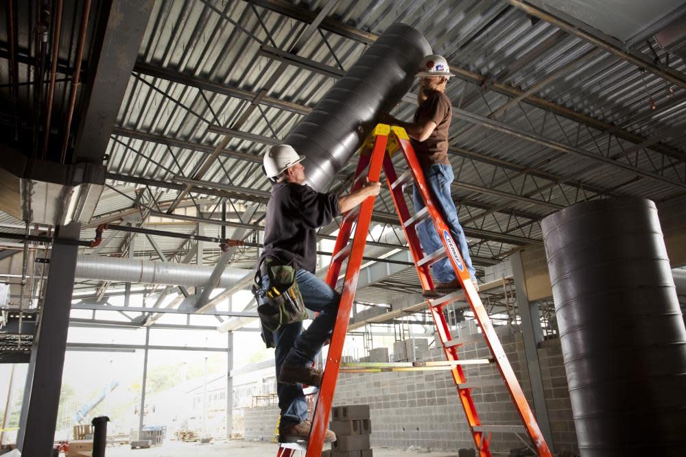 Twin Werner Step Ladder, Fiberglass (T6212)