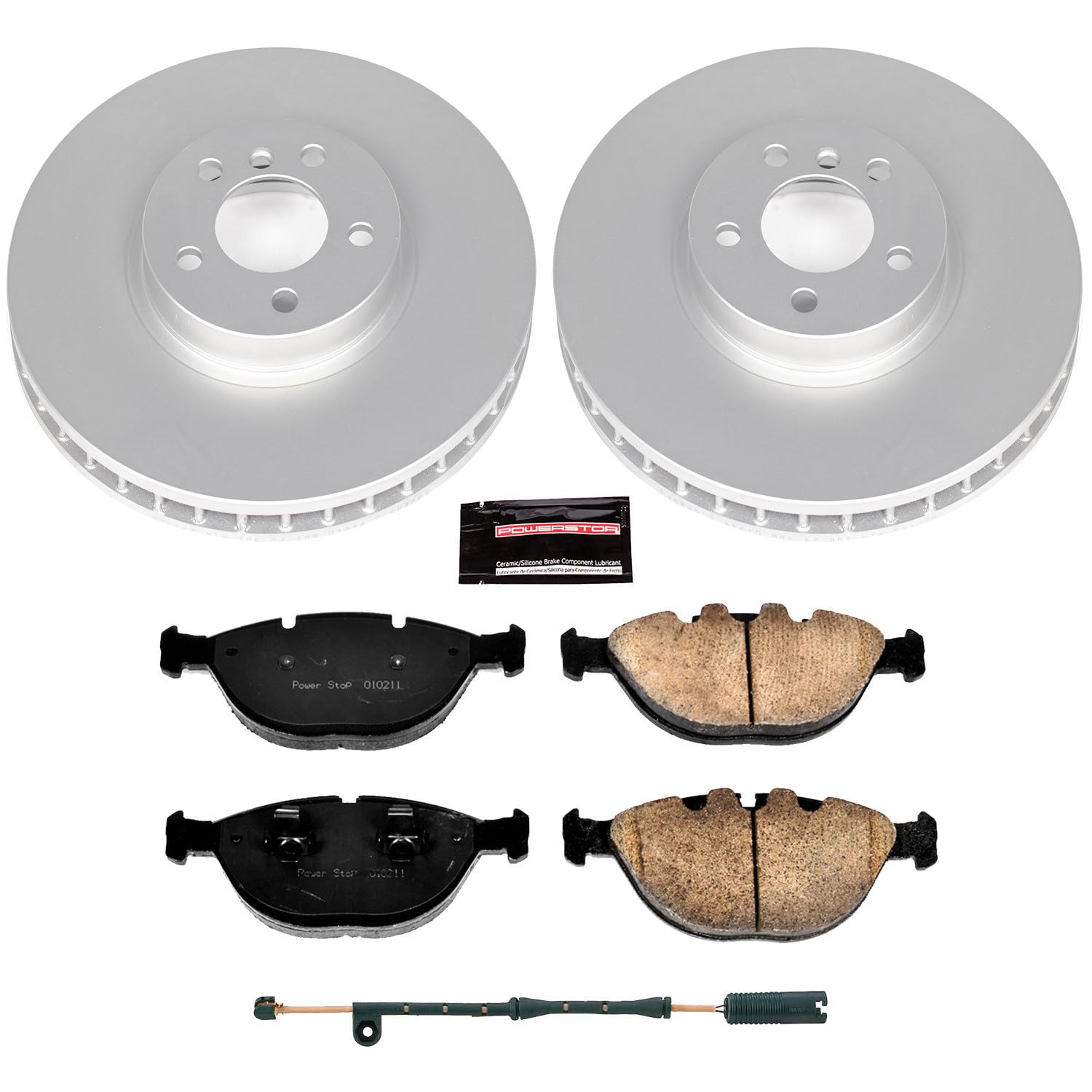 Power Stop Z23 Evolution Geomet Coated Brake Kit For BMW X5 2005-2006, BMW X5 2002-2003 [Model Specific]