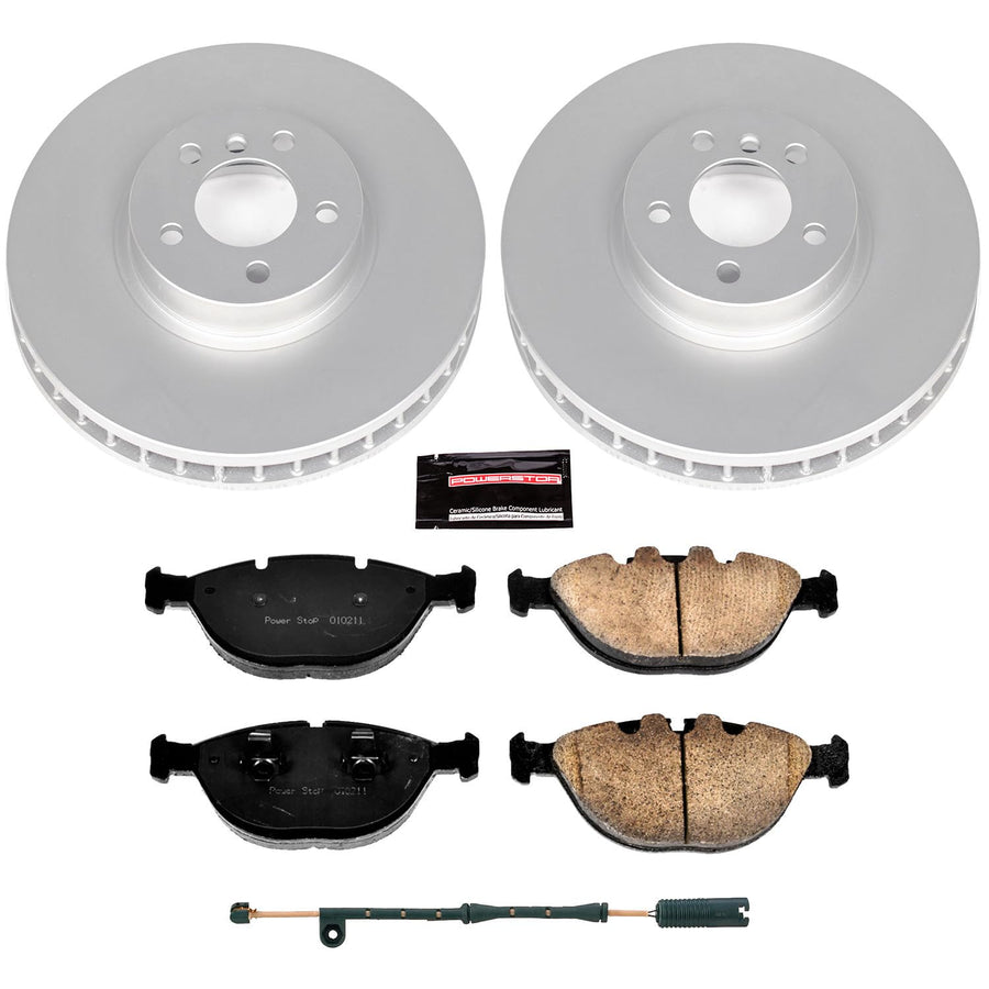 Power Stop Z23 Evolution Geomet Coated Brake Kit For BMW X5 2005-2006, BMW X5 2002-2003 [Model Specific]