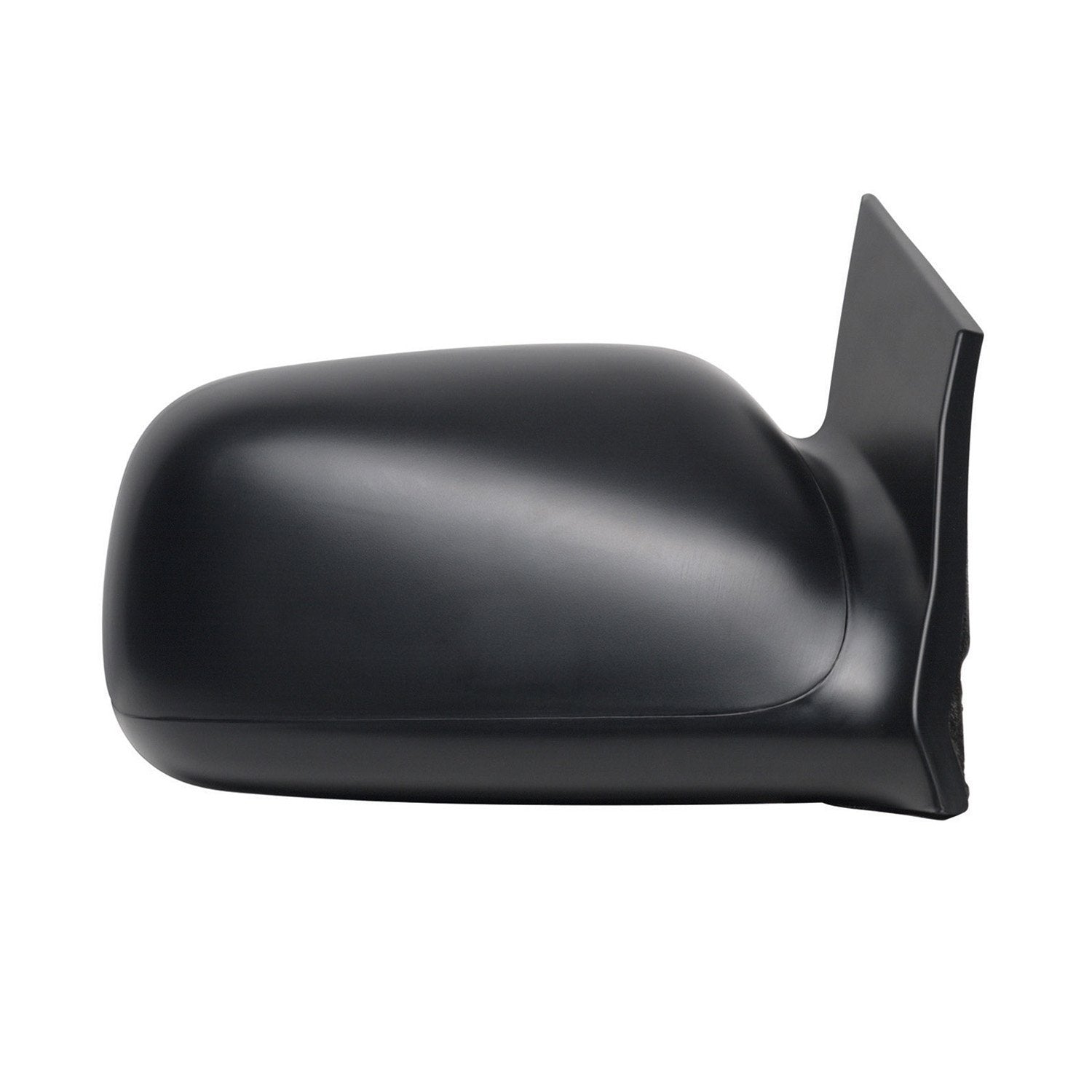 Fit System Mirror Passenger Side for Honda Civic Coupe, Black PTM, Heated Power Non-Foldaway