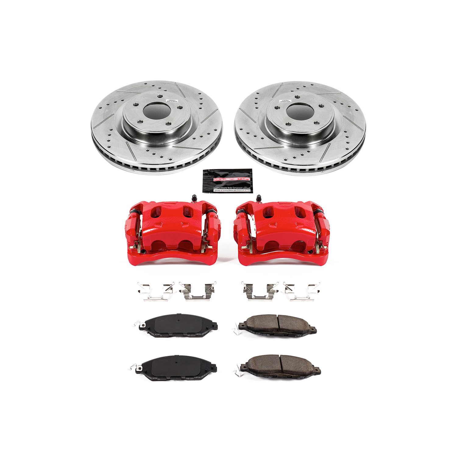 Z23 Evolution Sport Brake Kit Power Stop KC6496 with Calipers Front