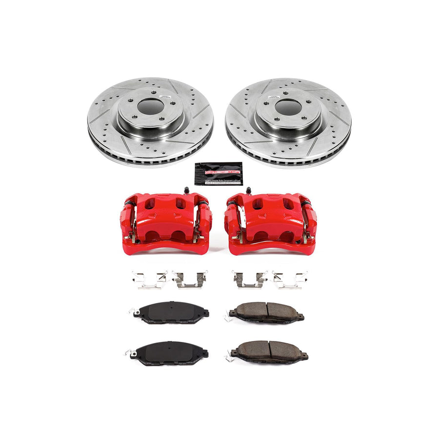 Z23 Evolution Sport Brake Kit Power Stop KC6496 with Calipers Front