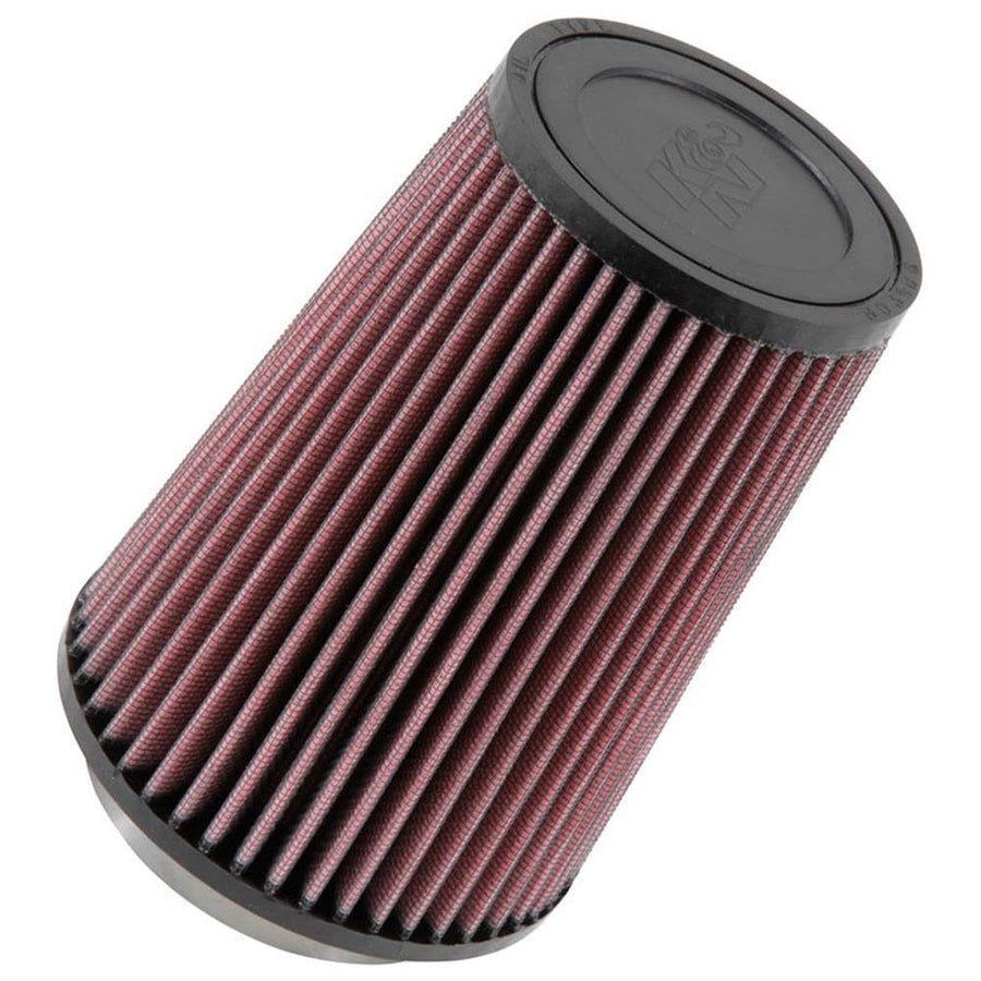 High-Flow K&N Original Lifetime Universal Clamp-On Air Filter: High Performance, Premium: Flange Diameter: 3.3125 In, Filter Height: 6.5 In, Flange Length: 0.625 In, Shape: Round Tapered, RU-2710
