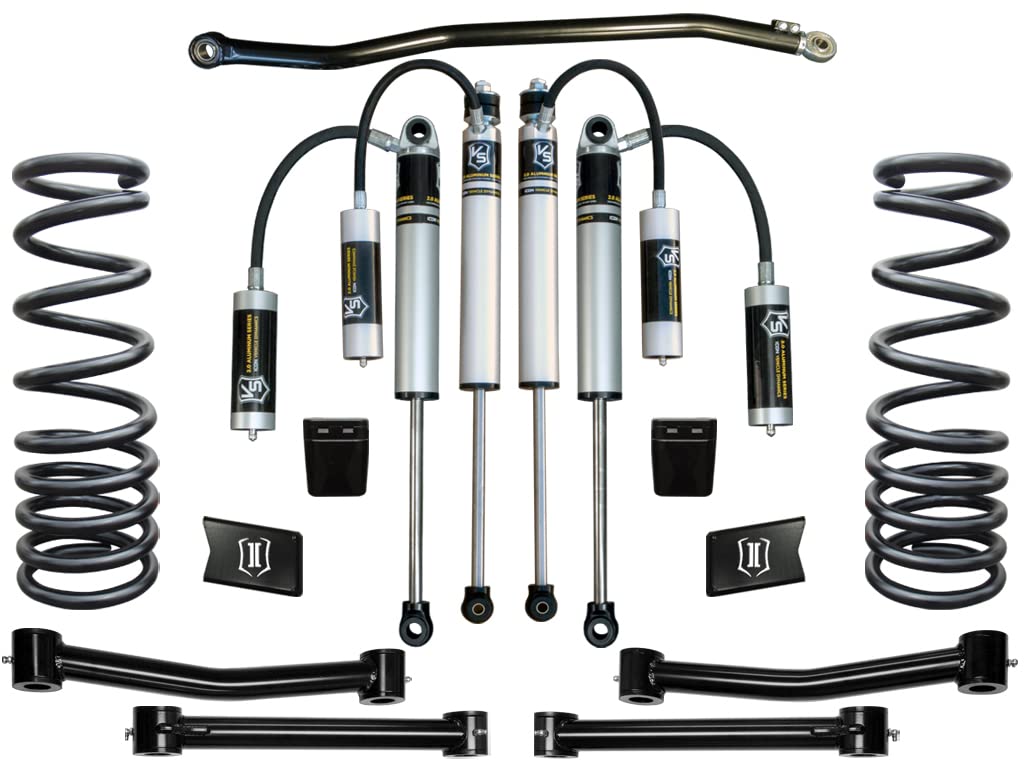 2.5" Lift ICON Stage 3 Suspension System, Compatible with 2003-12 Ram 2500/3500 4WD, K212503T