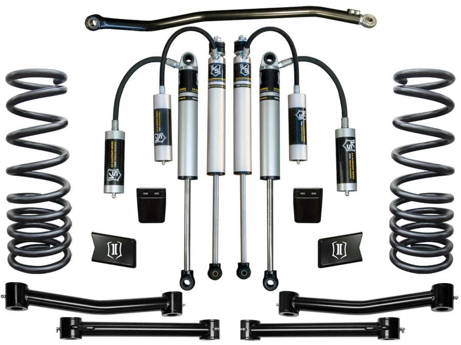 2.5" Lift ICON Stage 3 Suspension System, Compatible with 2003-12 Ram 2500/3500 4WD, K212503T