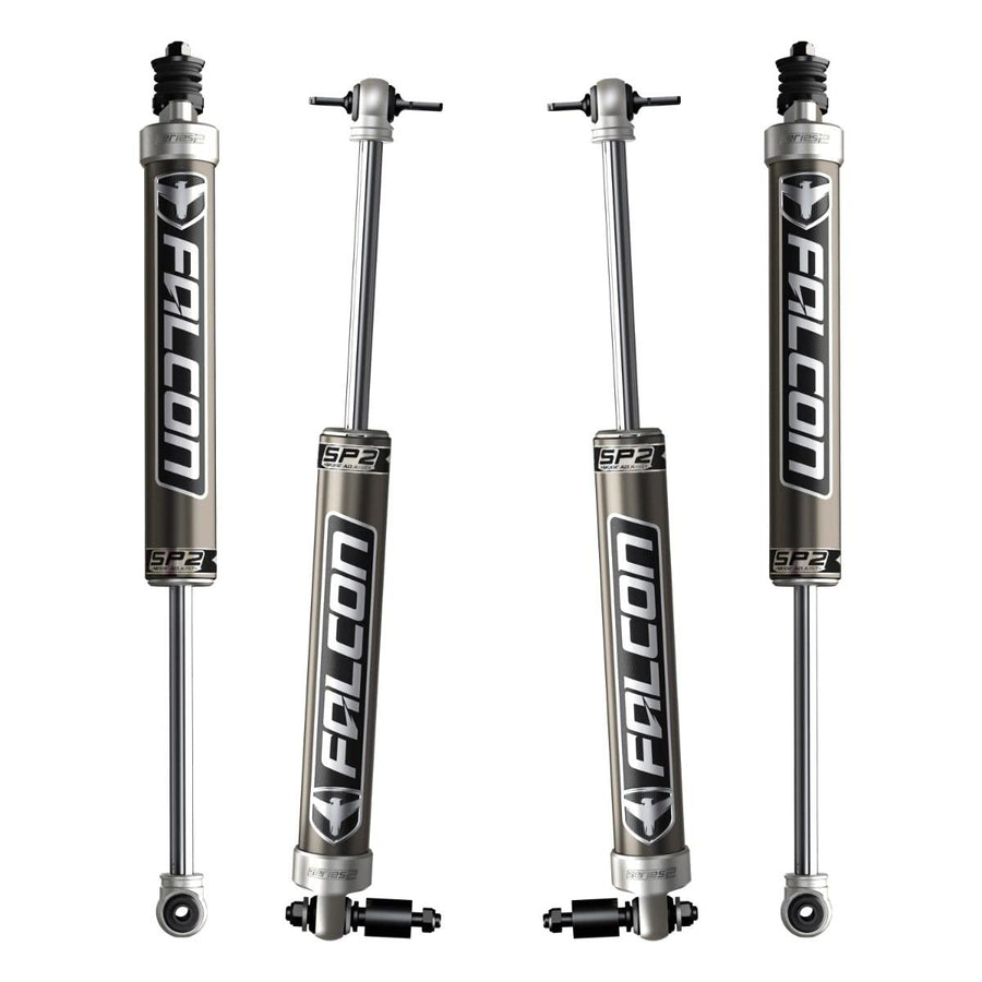 Falcon JK 2DR SP2 2.1 Monotube Shock Kit (3–3.5” Lift)