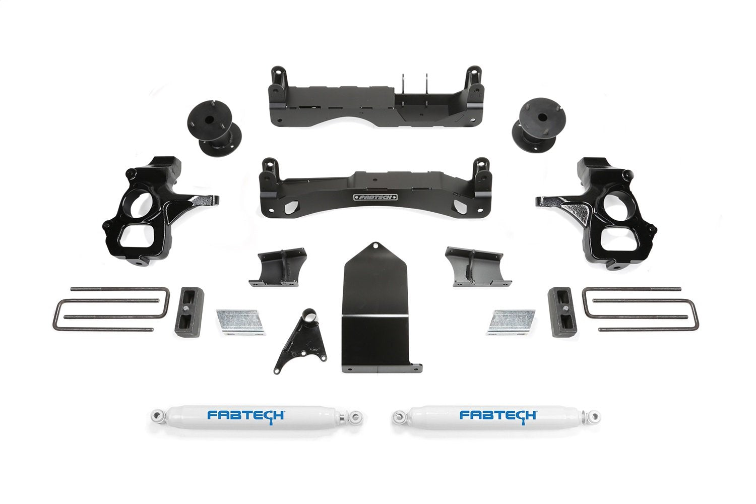 Fabtech K1116 Lift System Basic w/Shocks 4 in. Lift w/Rear Performance Shocks System w/Shocks