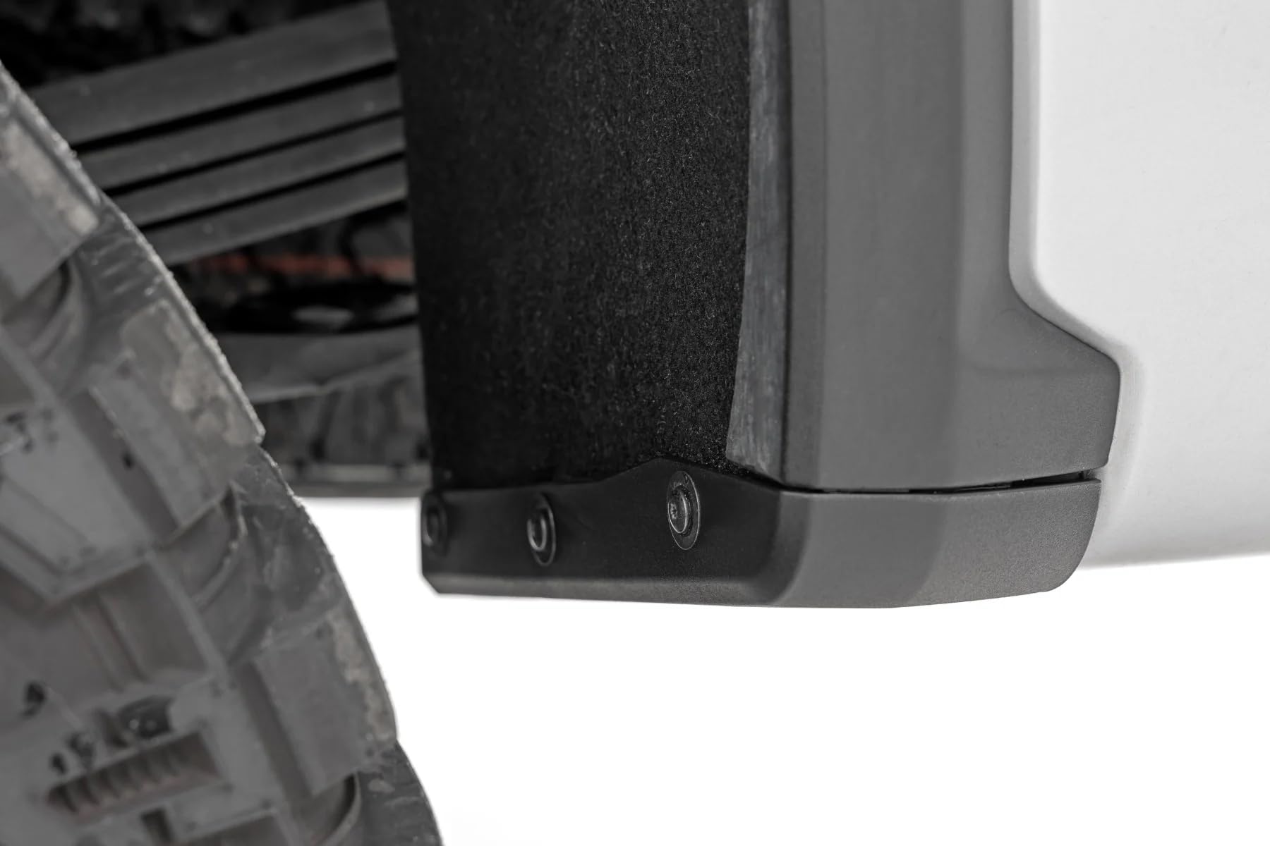 Rough Country Mud Flap Delete Kit for 2500HD/3500HD Chevy Silverado (2020-2025) 2WD/4WD - Front & Rear Mud Flap Removal Kit, Sleek Look & Added Tire Clearance