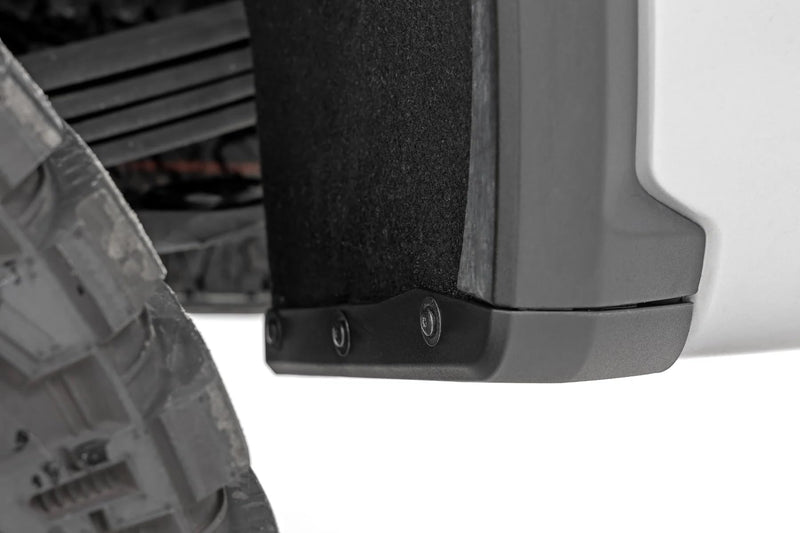 Rough Country Mud Flap Delete Kit for 2500HD/3500HD Chevy Silverado (2020-2025) 2WD/4WD - Front & Rear Mud Flap Removal Kit, Sleek Look & Added Tire Clearance