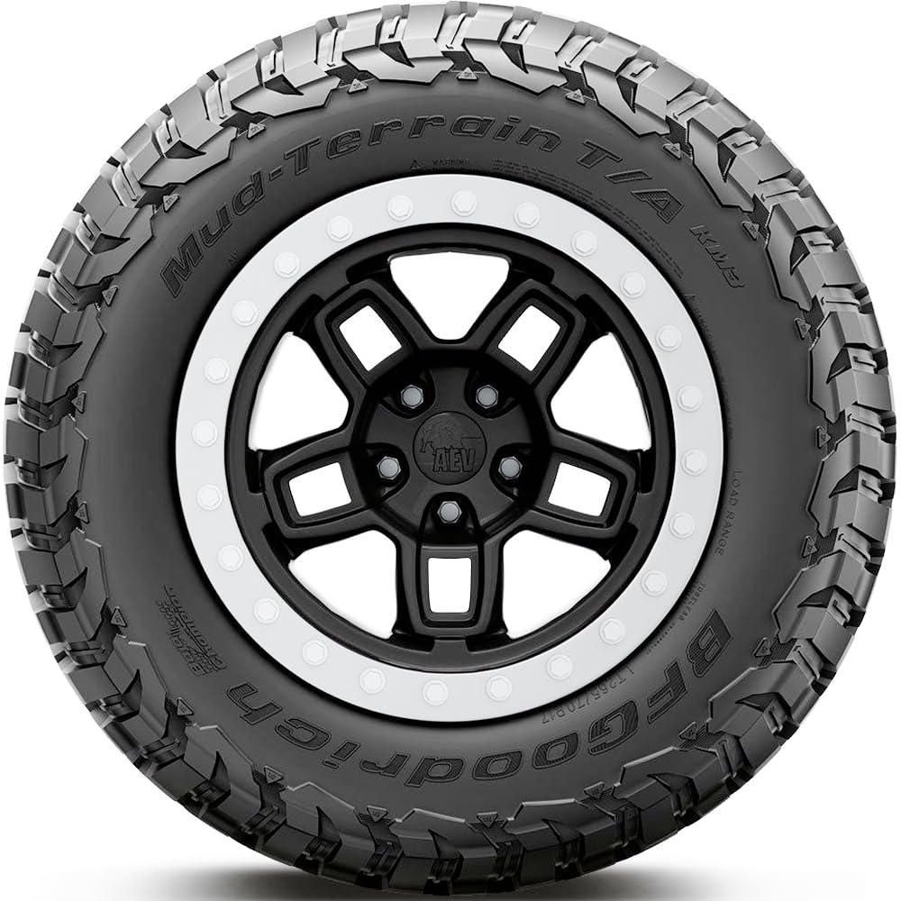 Mud Terrain T/A KM3 BFGoodrich Radial Car Tire for Light Trucks, SUVs, and Crossovers, 37x12.50R20/E 126Q