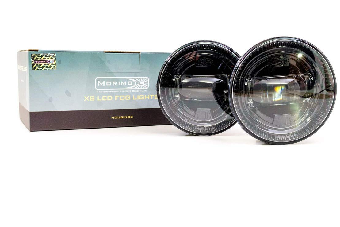 Morimoto LED XB Foglights, Type S Plug and Play Foglight Housing Upgrade, Fits Many Ford Models, DOT Approved Assembly with White LED Chips, UV Resistant, 10 Year Warranty (1x LF131)