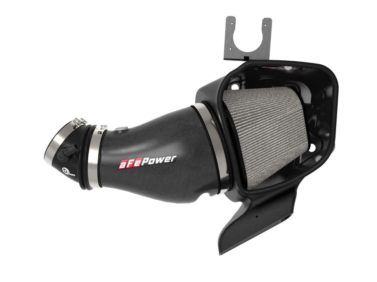 Track Series aFe POWER Intake System w/Pro DRY S Filter, #57-10009D, Carbon Fiber