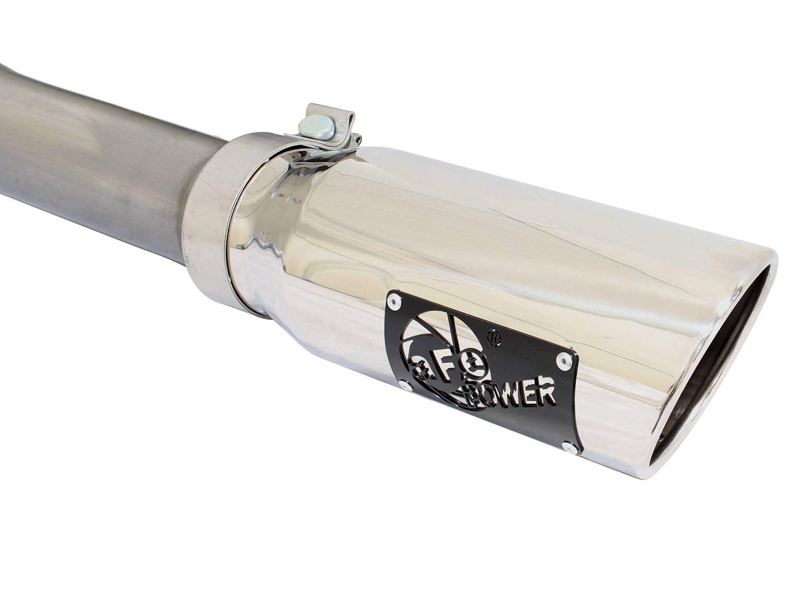 MACH Force-Xp aFe Power 3" SS Dual Side-Exit Cat-Back Exhaust System with Polished Tips