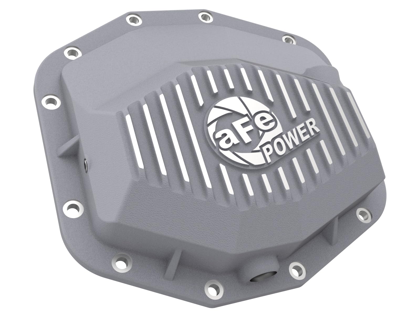 aFe POWER Rear Differential Cover Street Series Raw w/Machined Fins - #46-71280A - RAM 1500 TRX 21-24/1500 RHO 2025