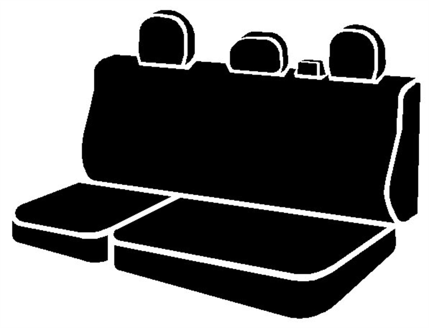 Custom Fit Fia TR42-33 BROWN Rear Seat Cover Split Cushion 60/40 - Saddle Blanket, (Brown)