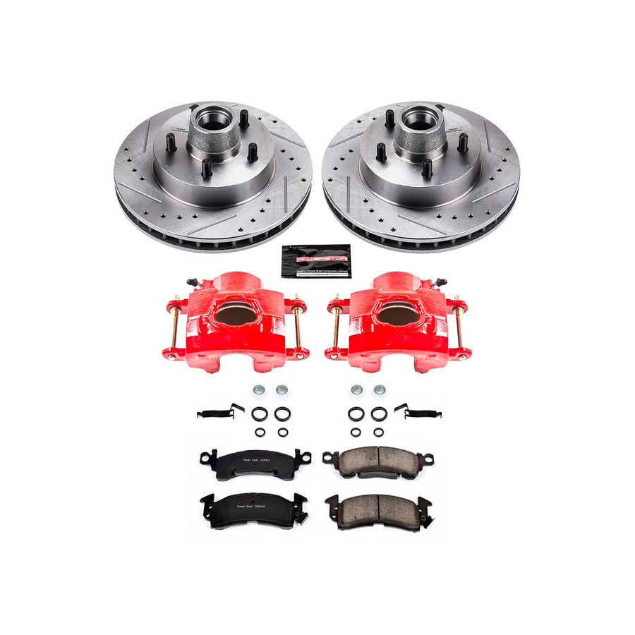 Power Stop Z23 Evolution Sport Brake Kit Front (with Calipers) For Cadillac DeVille 1979-1984, Cadillac Fleetwood 1978-1984, Cadillac Fleetwood 1993-1996 [Model Specific]