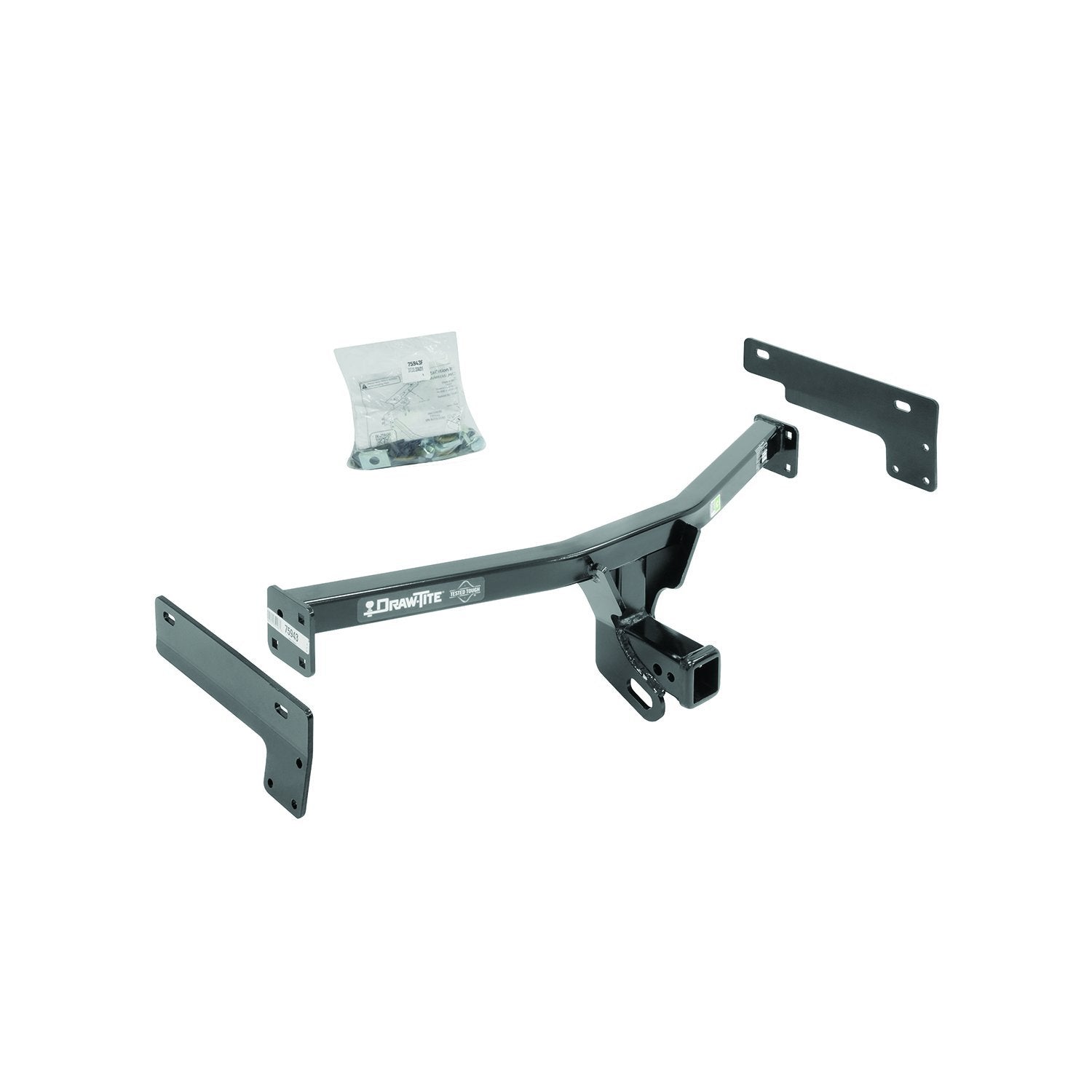 Class 3 Trailer Hitch Draw-Tite 75943, 2 Inch Receiver, Black, Compatible with 2015-2019 Lincoln MKC