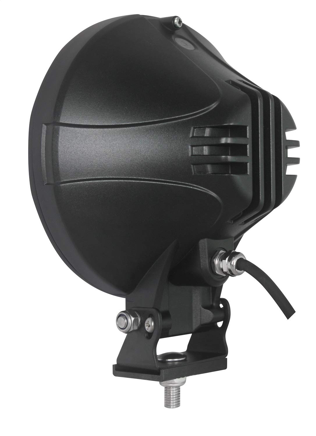 357200001 Hella ValueFit 7" Driving Beam Light, Black & Silver