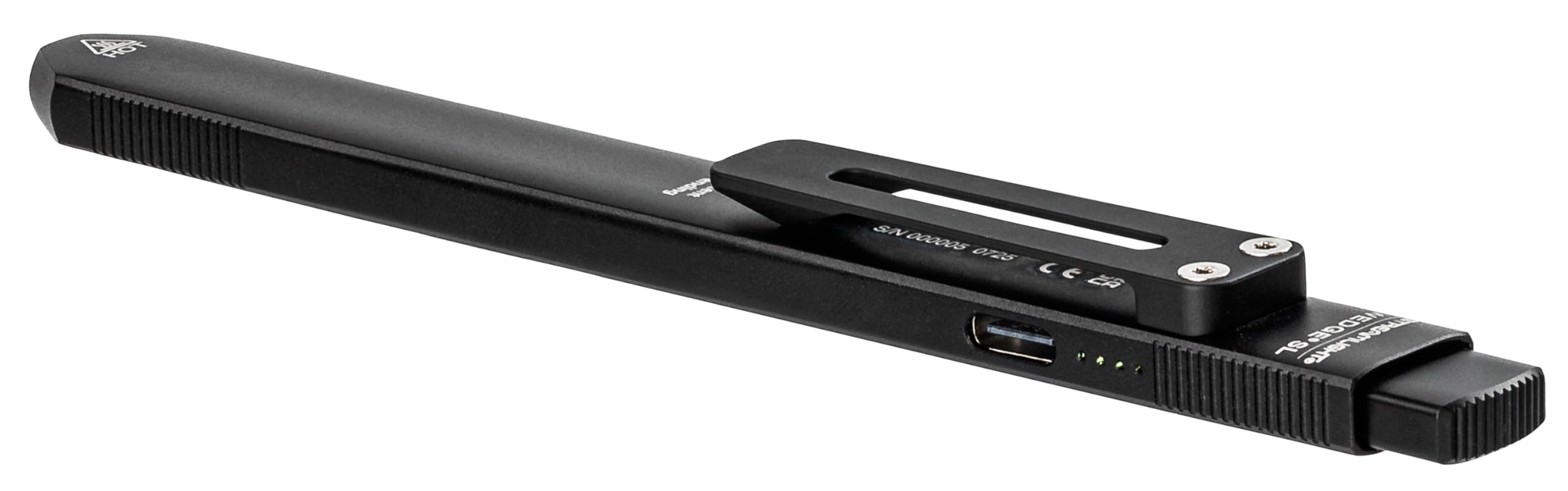 Streamlight Wedge SL 500-Lumen Max 100-Lumen Standard 1,600-Candela Ultra-Thin Rechargeable EDC Inspection LED Flashlight, Black