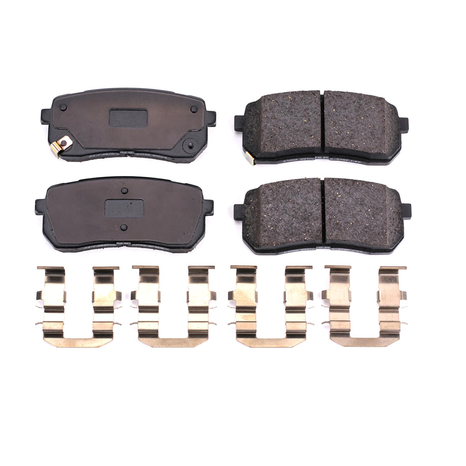 Power Stop Brake Kit Rear For Hyundai Veracruz 2007-12 | Kia Sedona 2015-21 - Ceramic Brake Pads With Installation Hardware, 17-1302