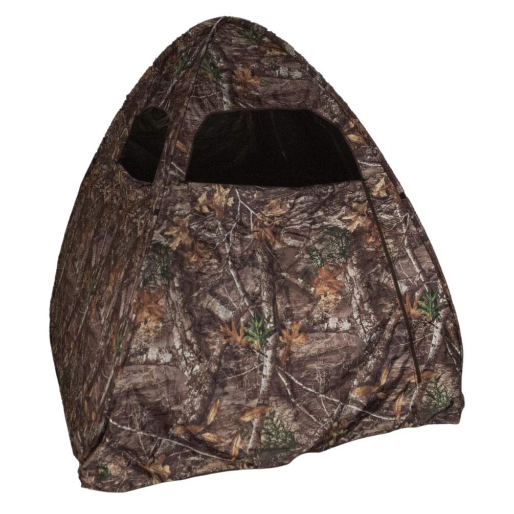 1 Man Rhino Blinds Small Spring Steel Blind-Realtree Edge