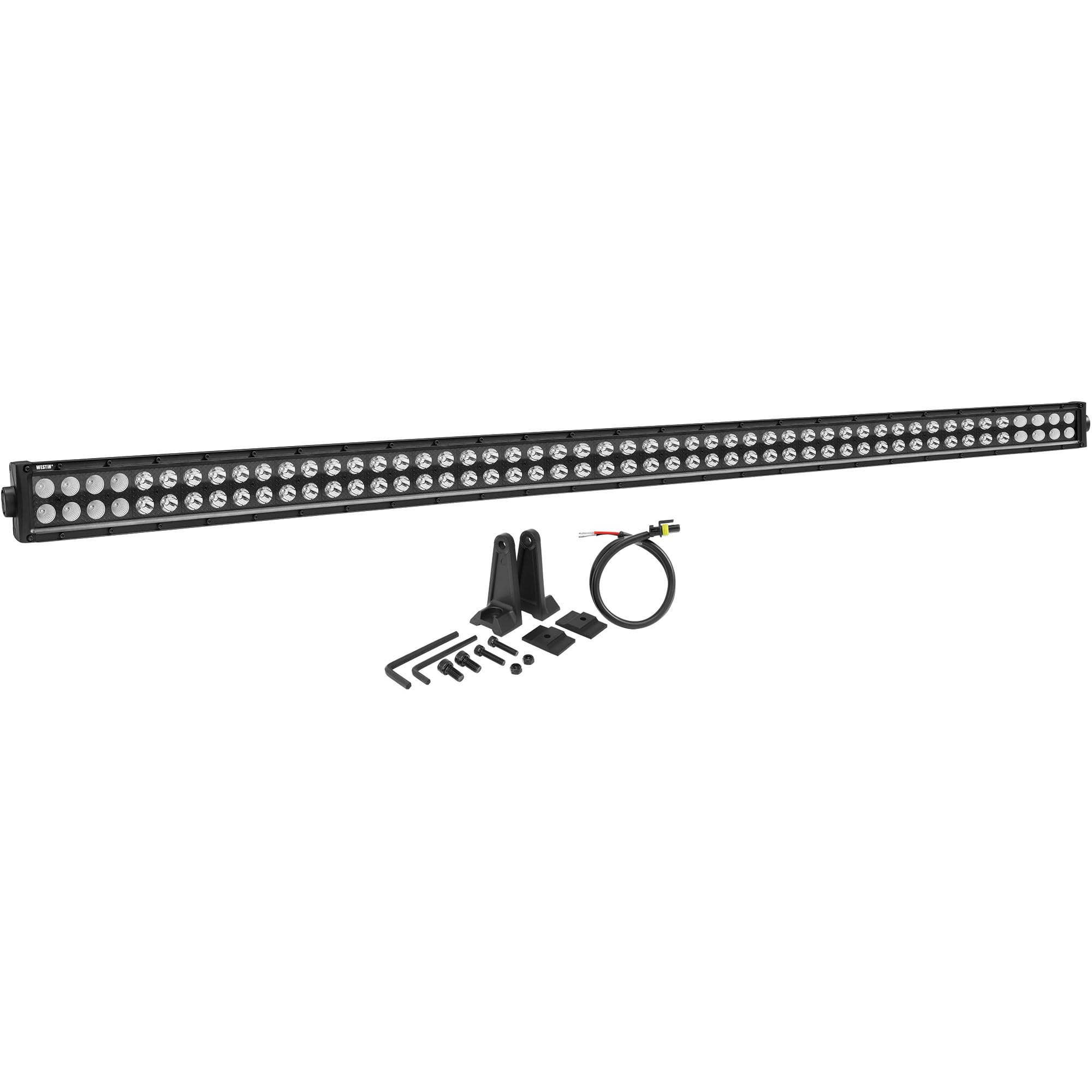 B-Force Westin 09-12212-100C Black Face 50 inch Double Row LED Light Bar with Combo Beam