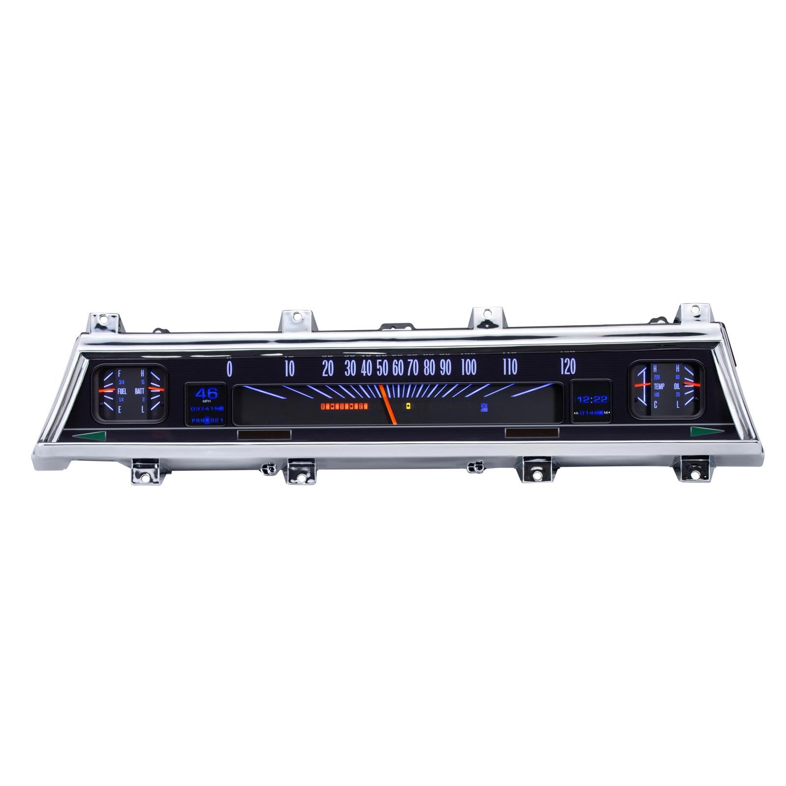 Dakota Digital Retrotech Gauge Instrument System RTX-66C-CVL-X Compatible with 1966-67 Chevy Chevelle/El Camino