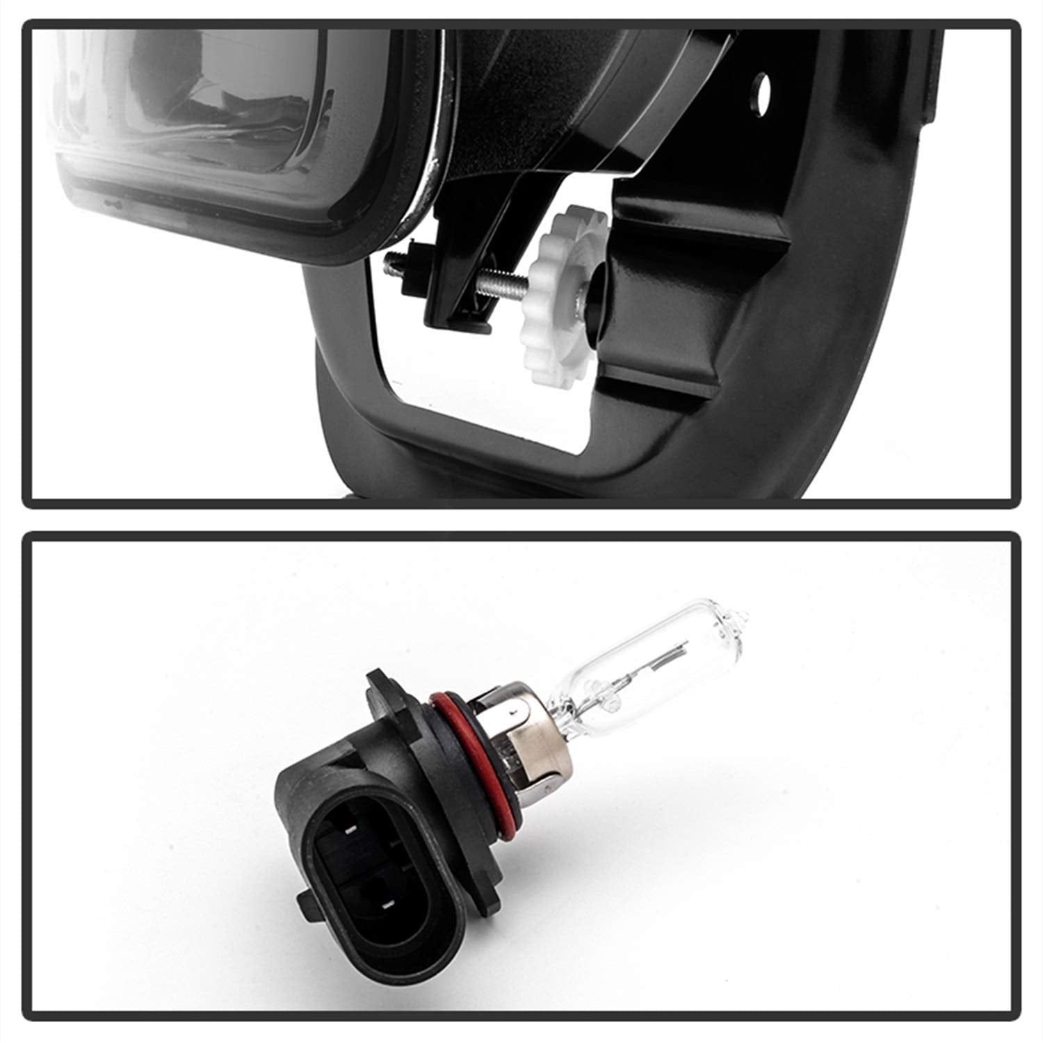 Dodge Ram 09-12 1500/10-18 2500 3500 OEM Fog Light Spyder 5080370 (Come With Metal Bracket) No Switch - Smoked