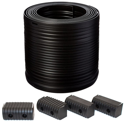 Bunk Wrap Kit Caliber 23050-BK, 16-ft Roll of 2x4-in Bunk Wrap with Endcaps, Black