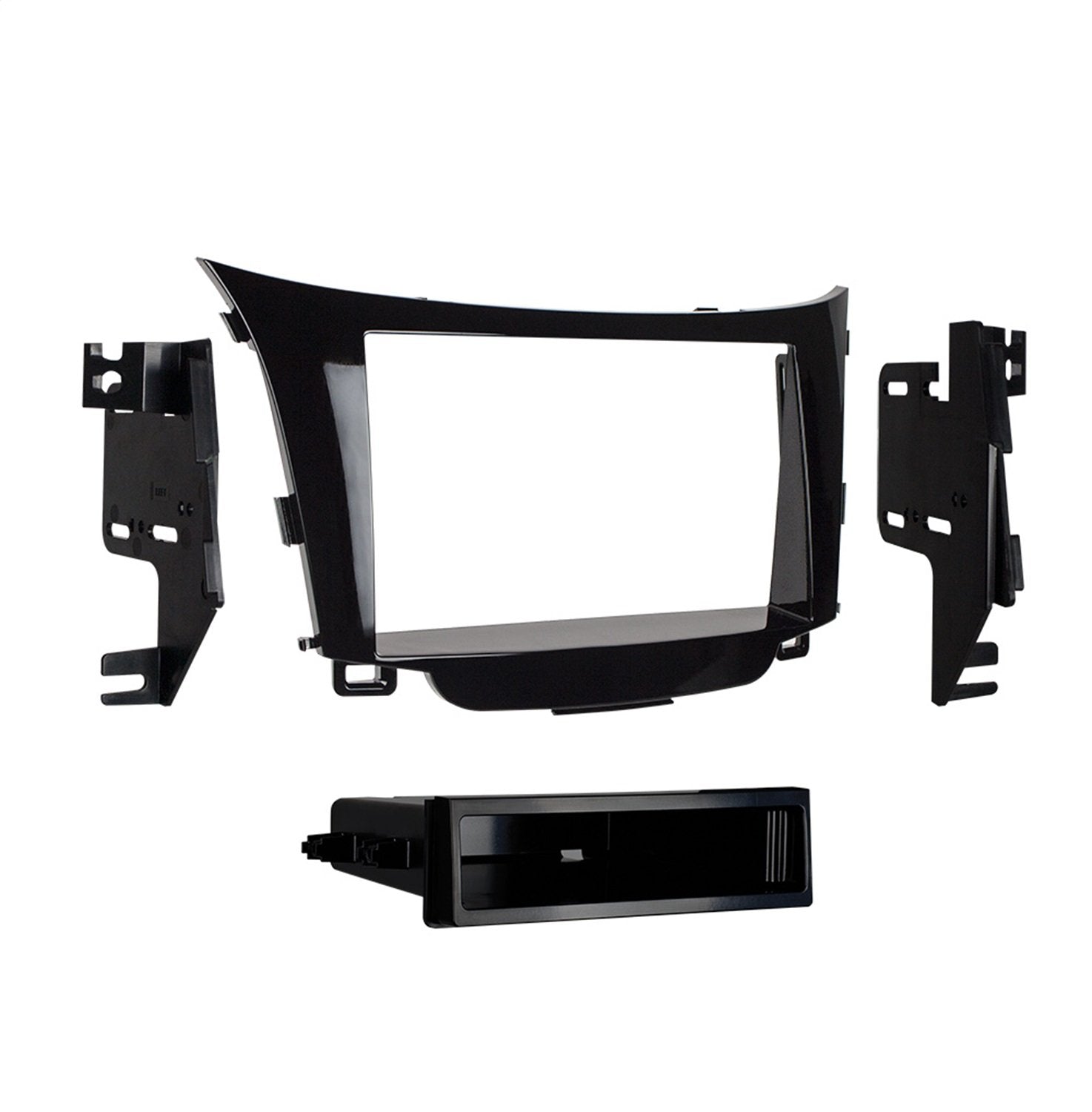 Metra Single DIN 99-7357HG Installation Dash Kit for 2013-Up Hyundai Elantra GT (High Gloss Black)