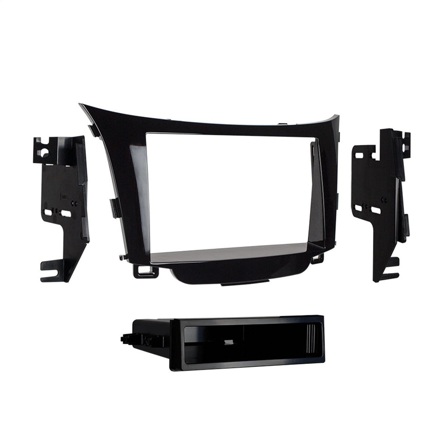 Metra Single DIN 99-7357HG Installation Dash Kit for 2013-Up Hyundai Elantra GT (High Gloss Black)