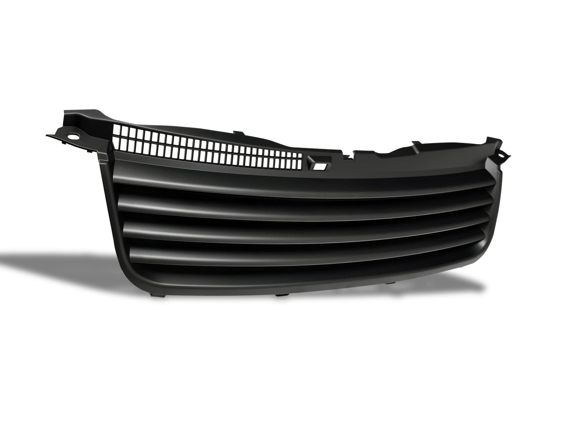 7163508 Armordillo USA Horizontal Front Hood Grille - Matte Black Fits 2001-2005 Volkswagen Passat