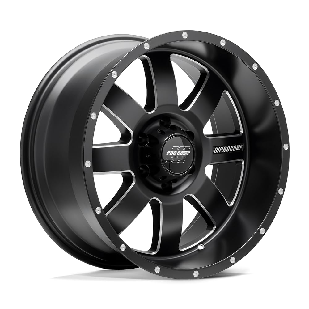 Pro Comp PXA73 Alloys 20X10 5X5.0 S-BLK MILL -18MM - PXA5173-21073