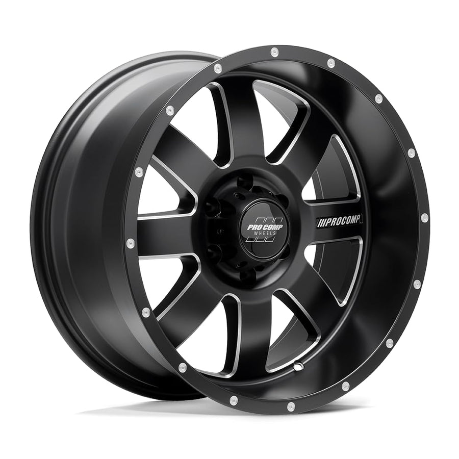 Pro Comp PXA73 Alloys 20X10 5X5.0 S-BLK MILL -18MM - PXA5173-21073