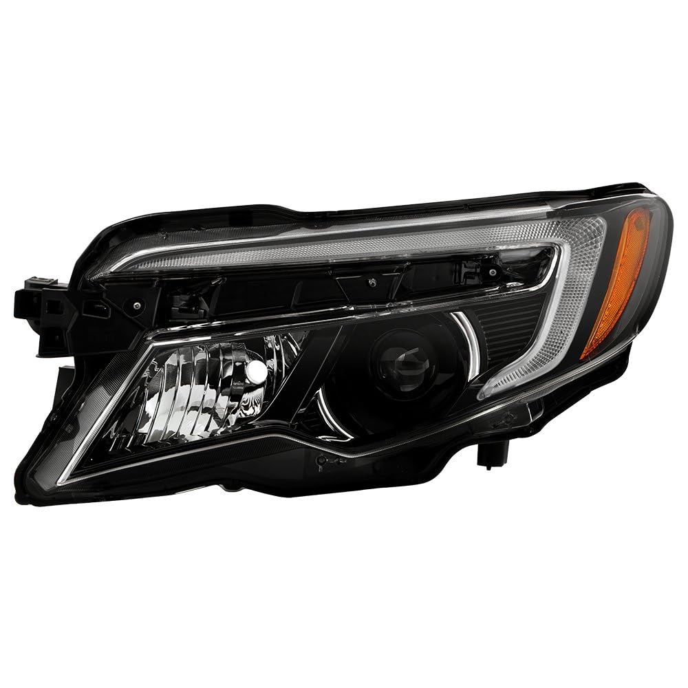 Honda Pilot 2016-2021 / Ridgeline 2017-2020 Spyder (OE) Halogen w/DRL Projector Headlights - OE Black Left