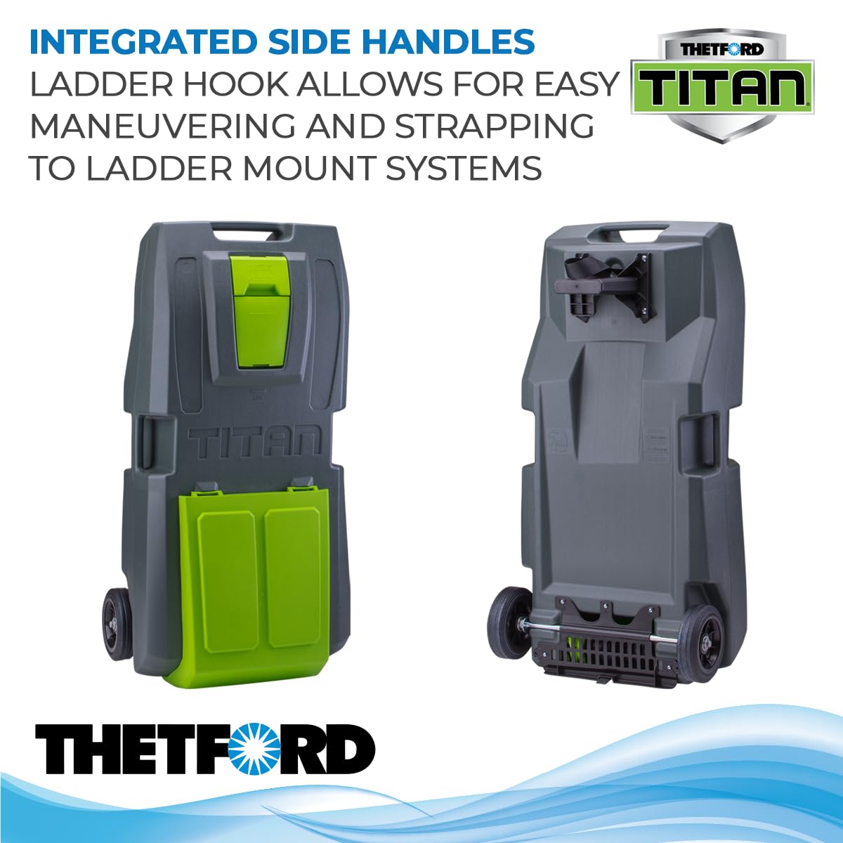 Titan Tote Thetford 40953 - 21 Gallon 2-Wheel