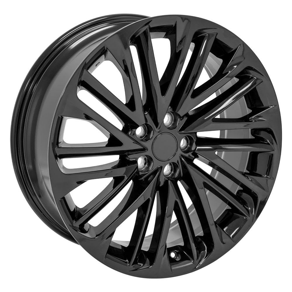 20 Inch OE Wheels LX58 Rim Fits RX350/RX450 Style 5x114.3 20x8 Gloss Black - Hollander 74393 (1)