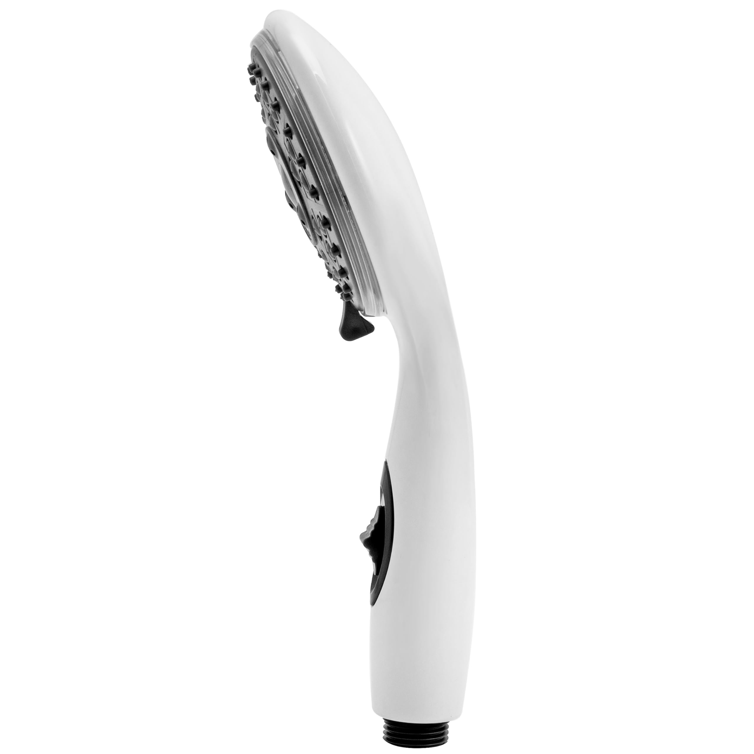 Dura Faucet Handheld Premium RV Shower Wand with Eco-Friendly On/Off Switch (White)