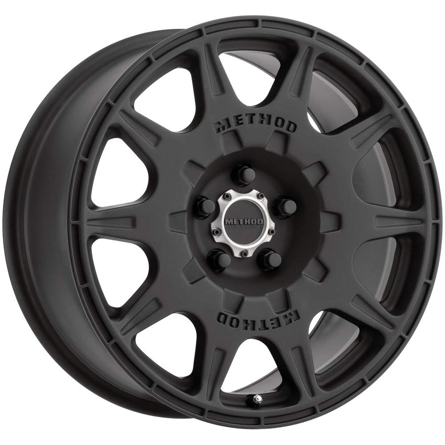 502 RALLY Method Race Wheels Black Wheel with Matte (18 x 8. inches /5 x 4 mm, 38 mm Offset)