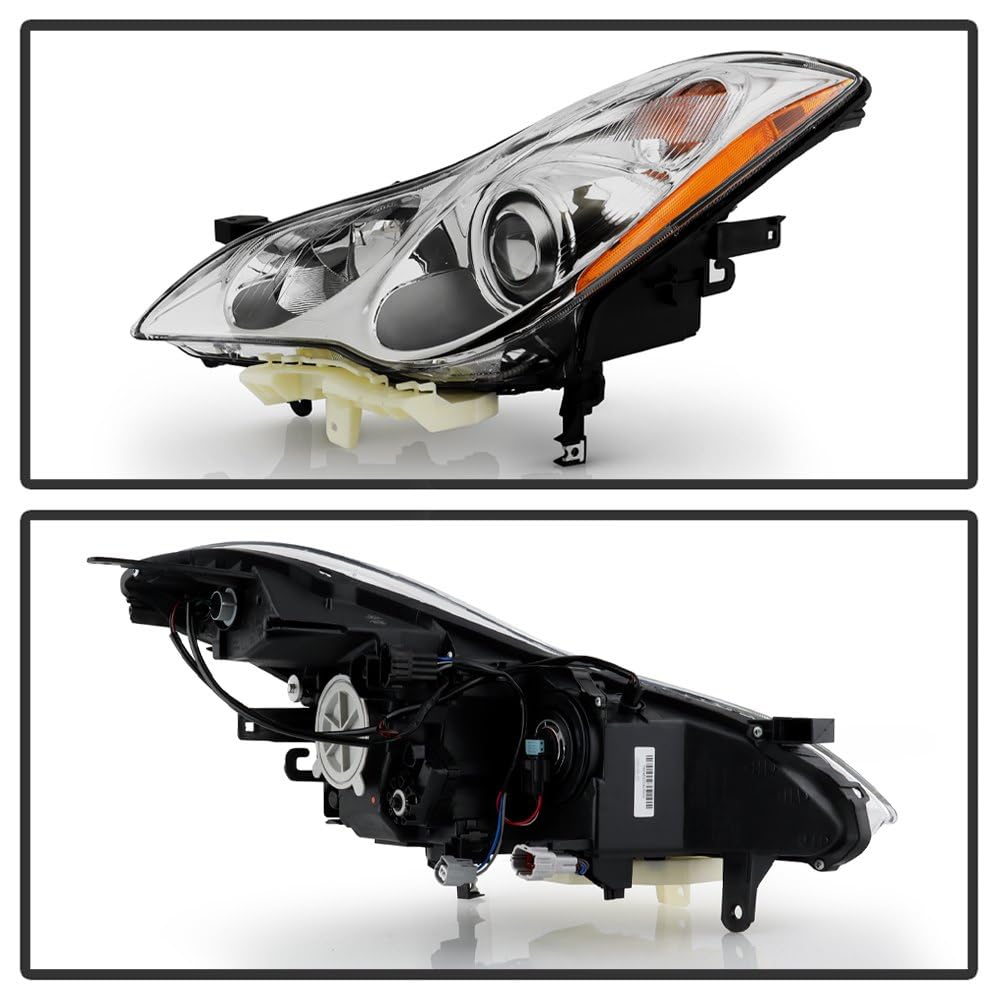 Infiniti EX35 08-12 / EX37 2013 / QX50 14-17 Spyder (OE) Xenon HID w/AFS Projector Headlight - Low Beam-H11(Included) ; High Beam-H9(Included) ; Signal-WY21W(Not Included) - OE Left
