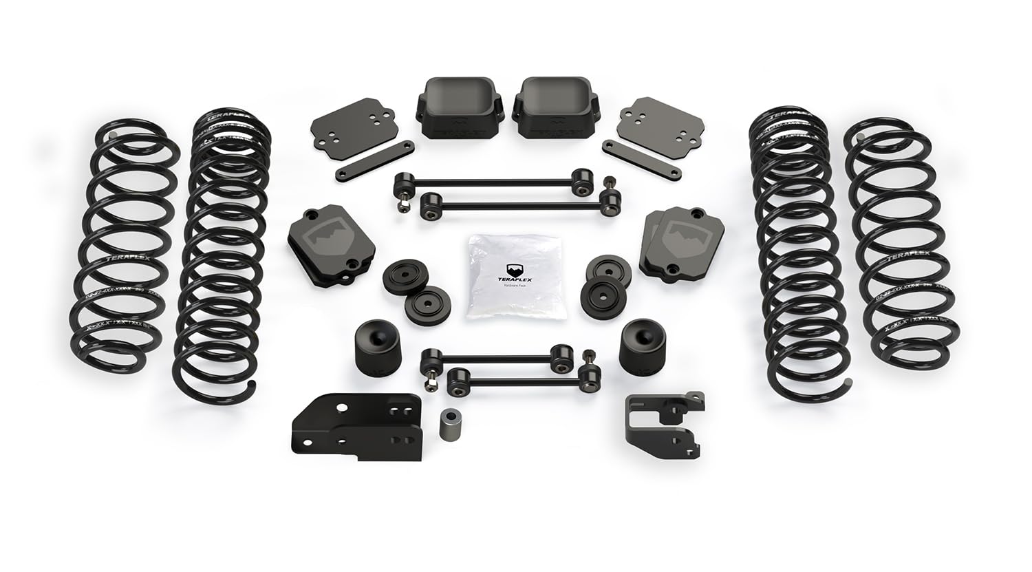 4dr TeraFlex 1356040 JL 4XE 3.5” Coil Spring Base Lift Kit – No Shocks