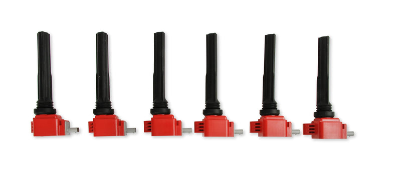 82706 MSD Ignition Coils, Red, 6-Pack